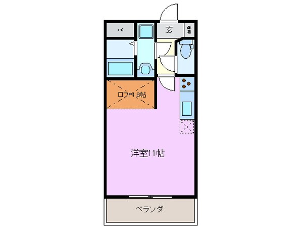 パストラルアベニューの物件間取画像